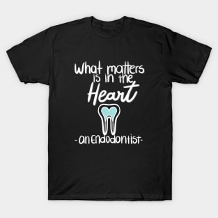 What matters is in the Heart (dark blue) T-Shirt